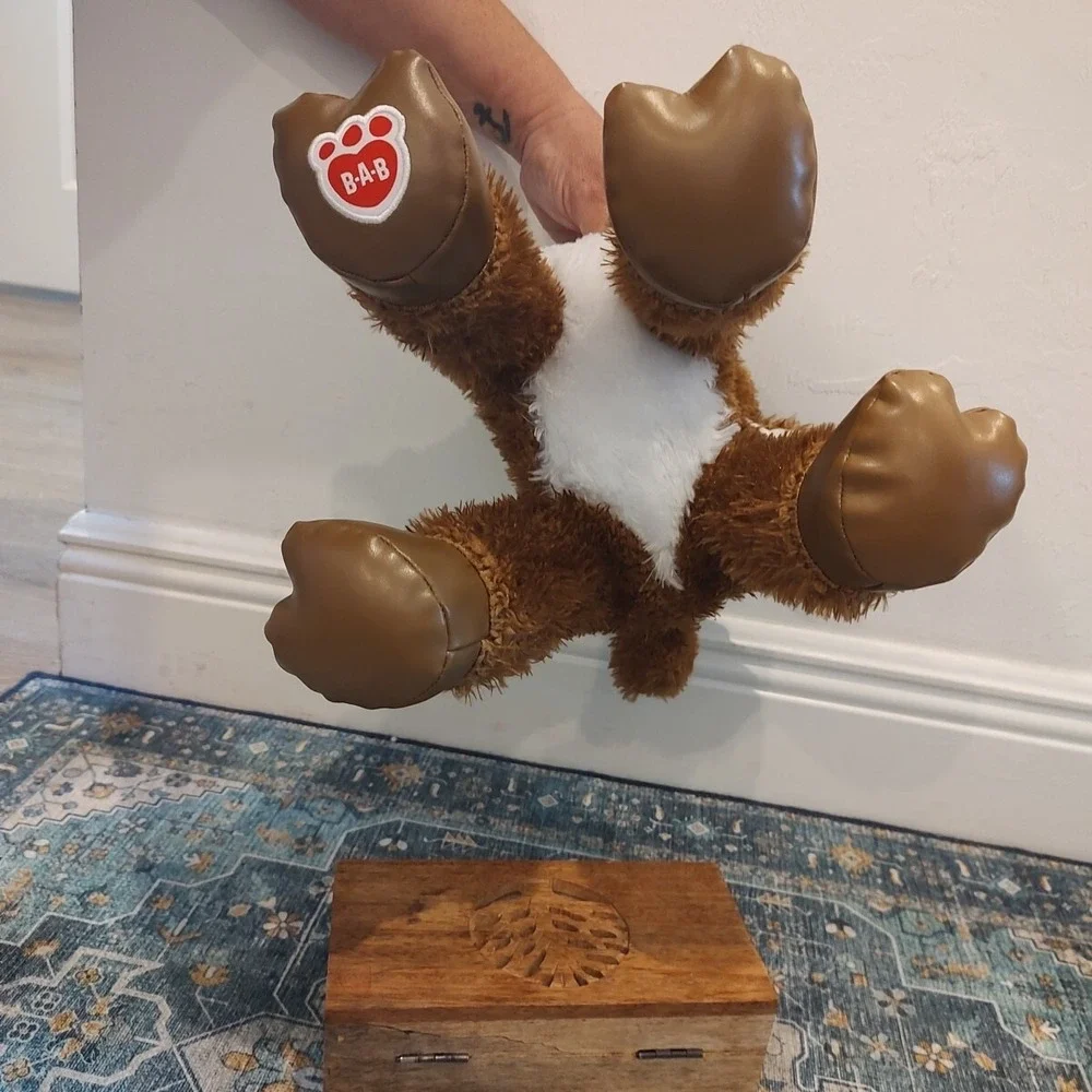 Build-A-Bear Workshop‎ Brown Reindeer Plush Stuffed Animal Teal Eyes Holiday